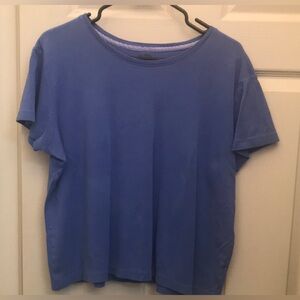 White Stag Blue Short Sleeve T-Shirt w/3 little bleach spots. FREE with a bundle